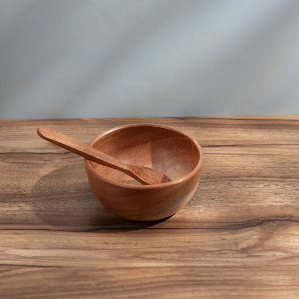 Neem Wood Bowl & Spoon